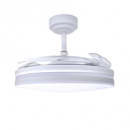 Ventilador LED con aspas plegables Moss CCT Dim (72W)