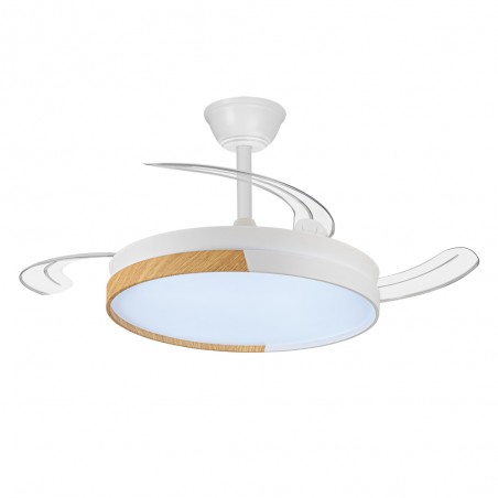 LED fan folding blades Ecoro CCT Dim (45W)