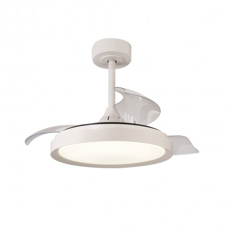 Ventilador LED aspas desplegables Mistral Mini CCT Dim (40W)