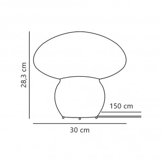 Lámpara de mesa Allie