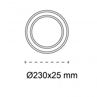 Downlight LED Mery with sensor CCT 3-Step Dim (18W)