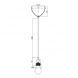 Portalámparas de techo E27 Basic Kit