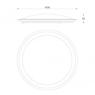 Flush light LED Carry RGB (30W)