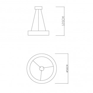 Lámpara colgante LED Tabano (36W)