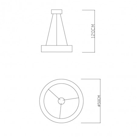 Lámpara colgante LED Tabano (36W)