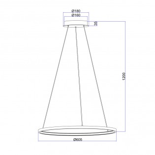 Ceiling lamp Led Ralph (29W)