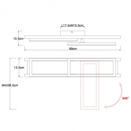 Flush light Led Illa (20W)