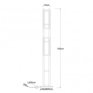 Floor lamp Led Illa (30W)