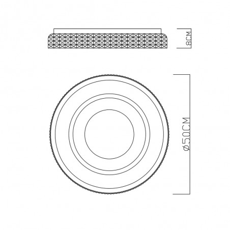 Flush light Led Lucky CCT (52W)