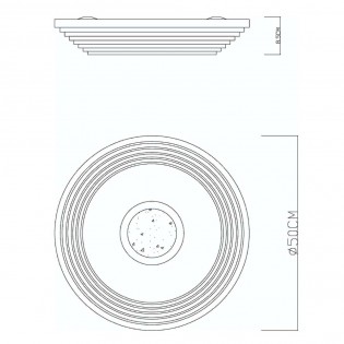 Flush light LED Pillo CCT (40W)