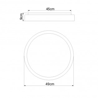 Flush light LED Sonny CCT (24W)