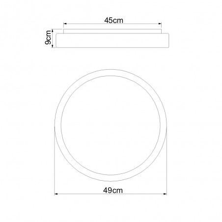 Flush light LED Sonny CCT (24W)