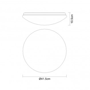 Flush light LED Atreju RGB CCT (24W)
