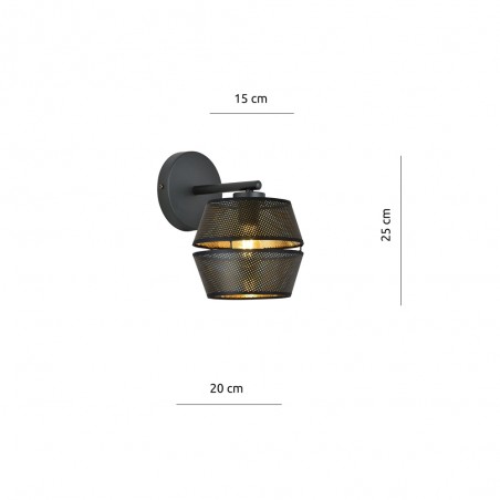 Wall Lamp Venice Black