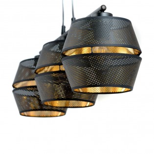 Pendant Lamp Venice Black (3 lights)
