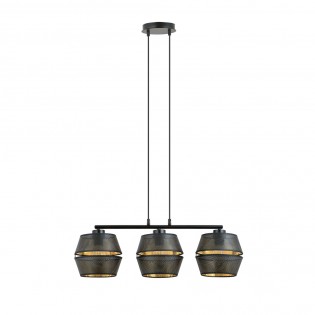 Pendant Lamp Venice Black (3 lights)