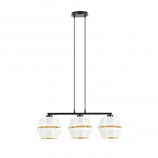 Lámpara colgante Venice Blanco (3 luces)