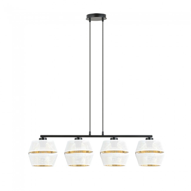 Lámpara colgante Venice Blanco (4 luces)