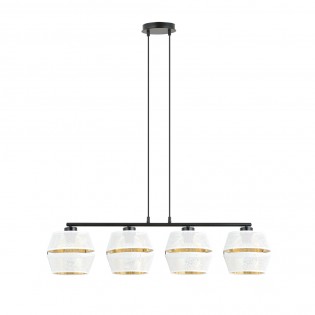 Lámpara colgante Venice Blanco (4 luces)