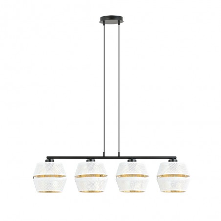 Lámpara colgante Venice Blanco (4 luces)