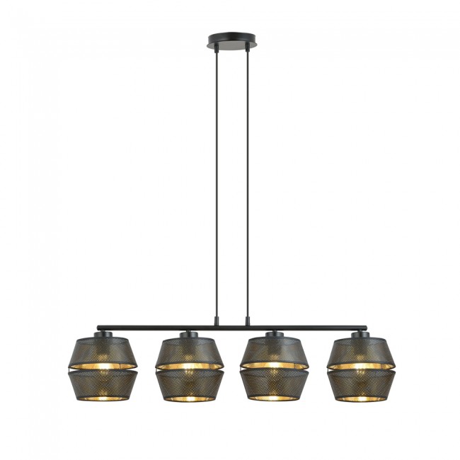 Pendant Lamp Venice Black (4 lights)