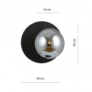 Wall Lamp Zero Black Graphite