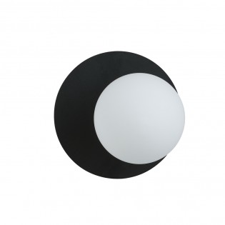Aplique de pared Zero Negro Opal