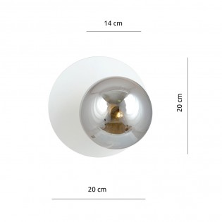 Wall Lamp Zero White Graphite