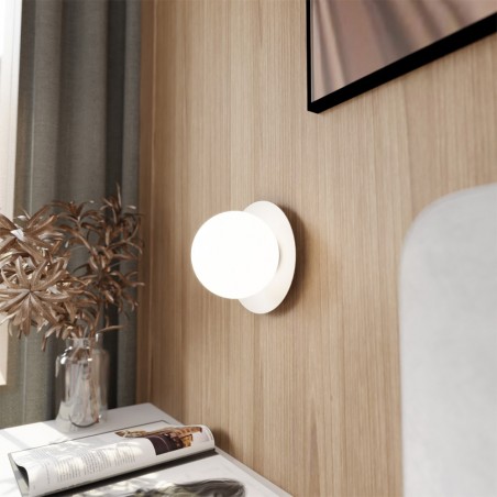 Aplique de pared Zero Blanco Opal