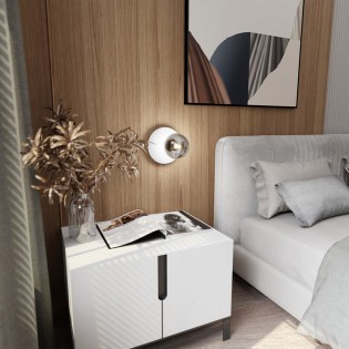 Wall Lamp Zero White Graphite
