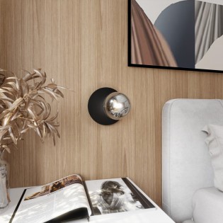 Wall Lamp Zero Black Graphite
