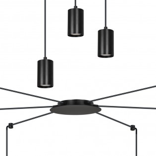 Lámpara colgante Finder (6 luces)