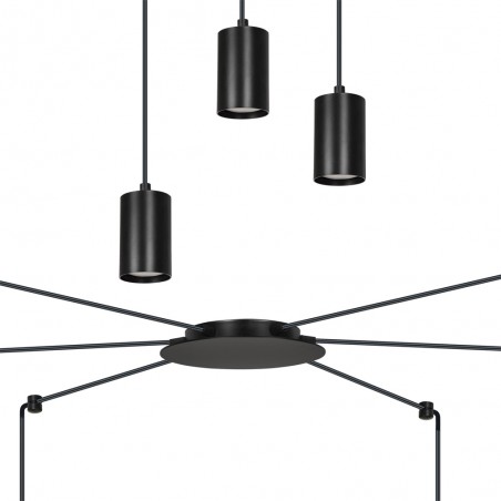 Lámpara colgante Finder (6 luces)