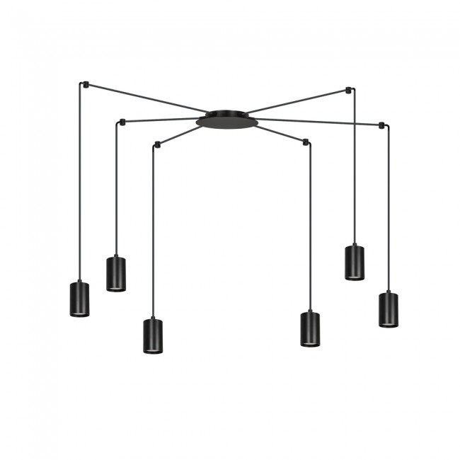 Lámpara colgante Finder (6 luces)