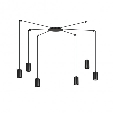 Lámpara colgante Finder (6 luces)