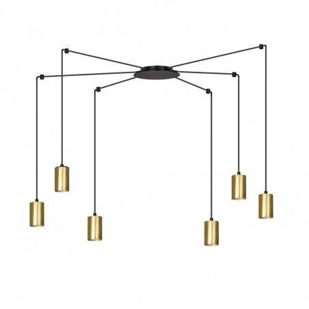 Pendant Lamp Finder Gold (6 lights)