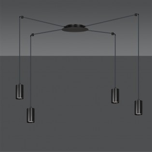 Lámpara colgante Finder (4 luces)