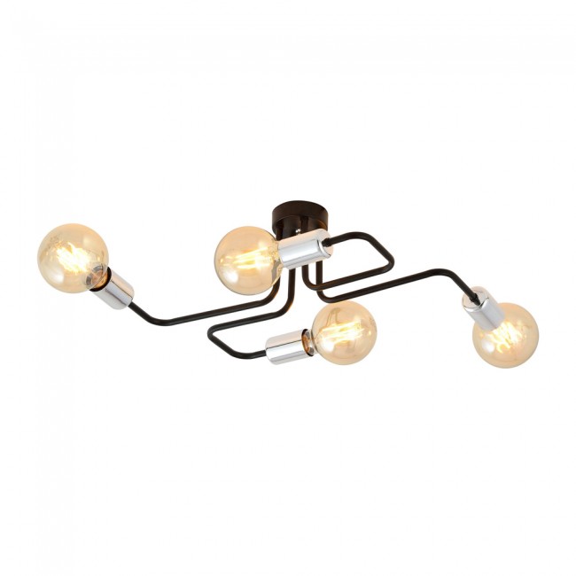 Ceiling Flush Light Vender Silver (4 lights)