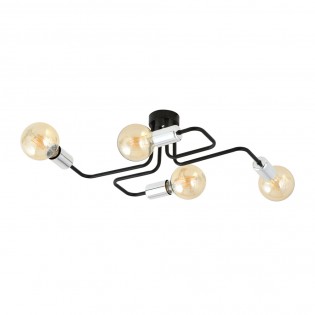 Ceiling Flush Light Vender Silver (4 lights)
