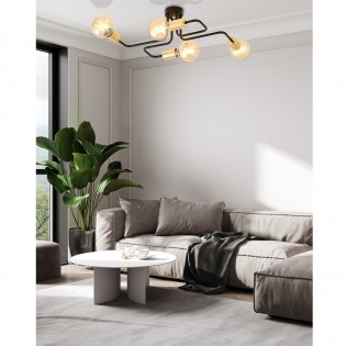 Plafón de techo Vender Oro (4 luces)