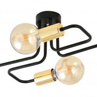 Ceiling Flush Light Vender Gold (4 lights)