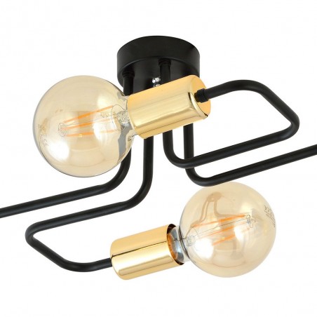 Ceiling Flush Light Vender Gold (4 lights)