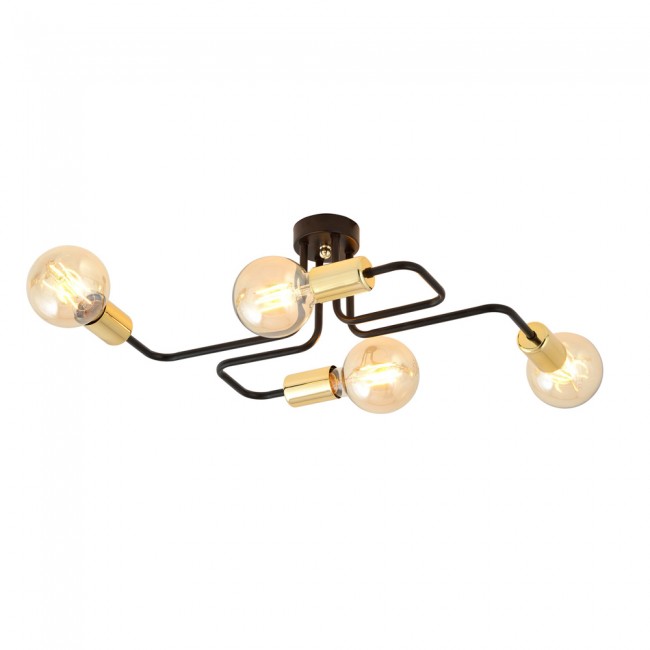 Ceiling Flush Light Vender Gold (4 lights)