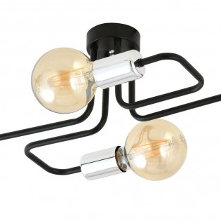 Ceiling Flush Light Vender Silver (4 lights)
