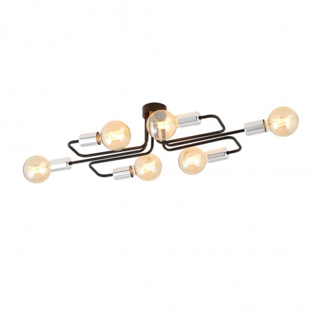 Ceiling Flush Light Vender Silver (6 lights)