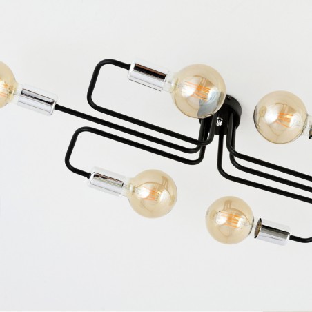 Ceiling Flush Light Vender Silver (6 lights)