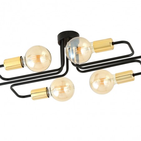 Ceiling Flush Light Vender Gold (6 lights)