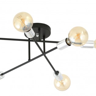 Ceiling Flush Light Vender Silver II (6 lights)