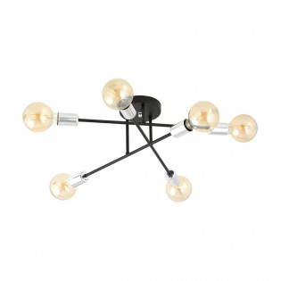 Ceiling Flush Light Vender Silver II (6 lights)