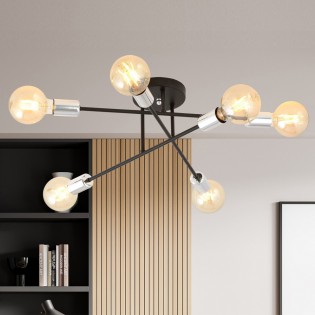 Ceiling Flush Light Vender Silver II (6 lights)